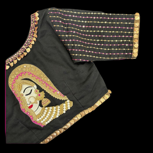 Royal Rajasthani Queen Handcrafted Embroidered Blouse