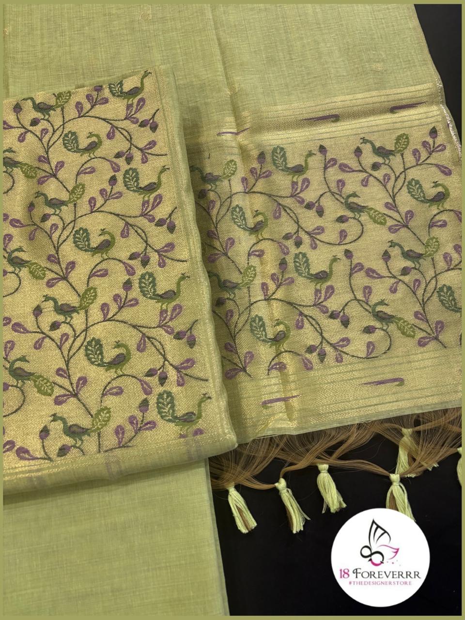 Banarasi Cotton Suits - Unstitched