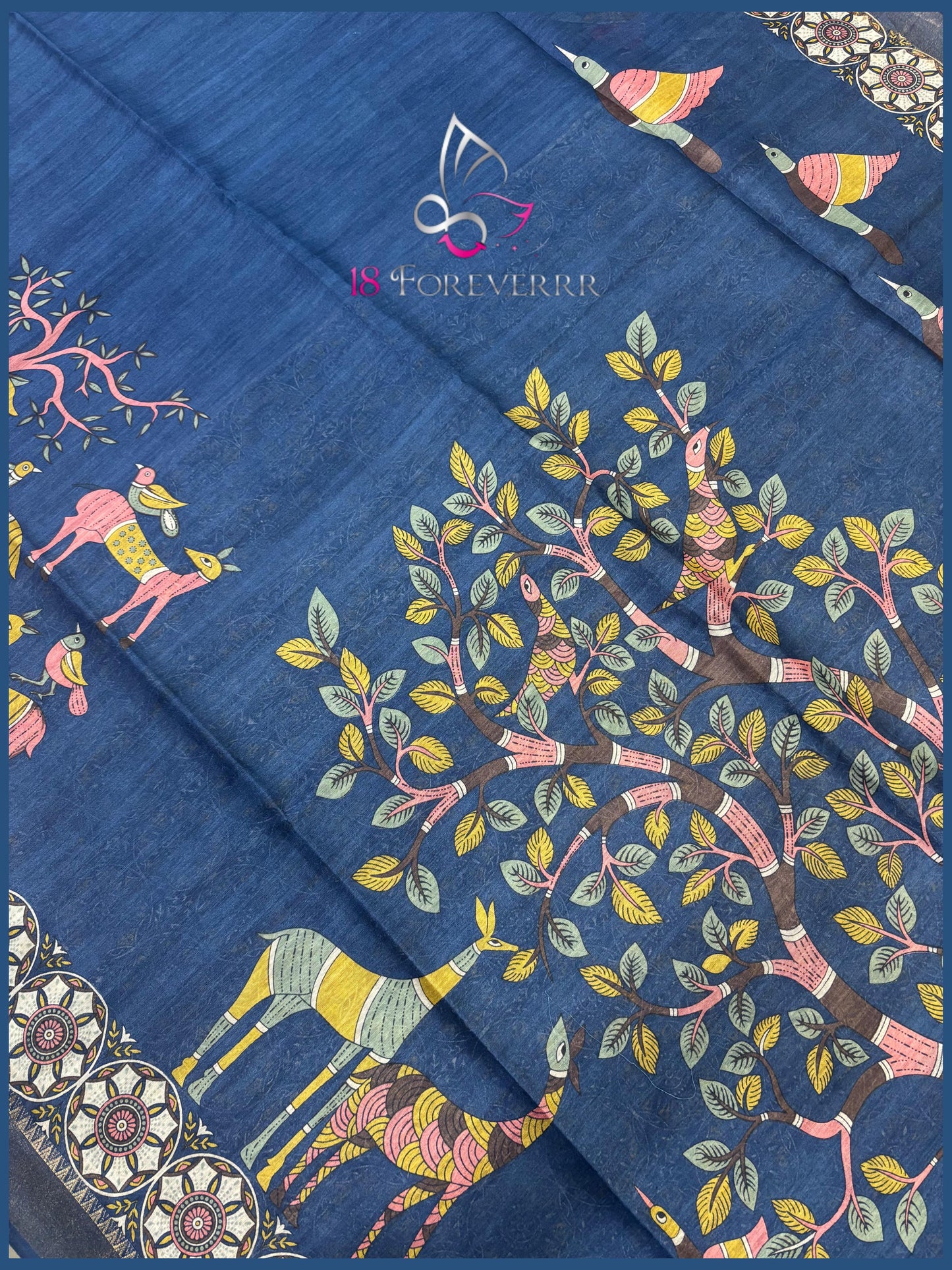 Madhubani on Tussar