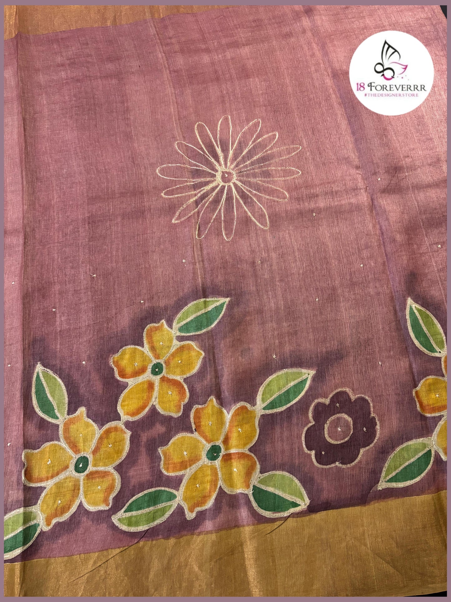 Painted Tussar