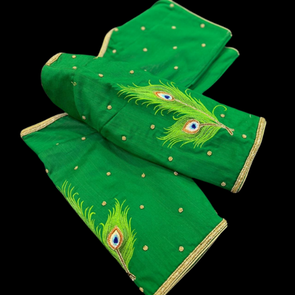 Handcrafted Yashoda Krishan Embroidered Blouse