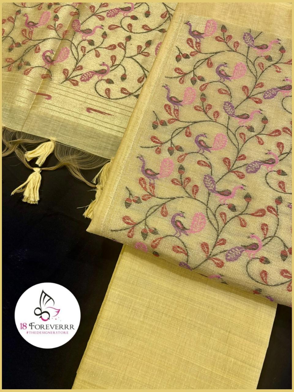 Banarasi Cotton Suits - Unstitched