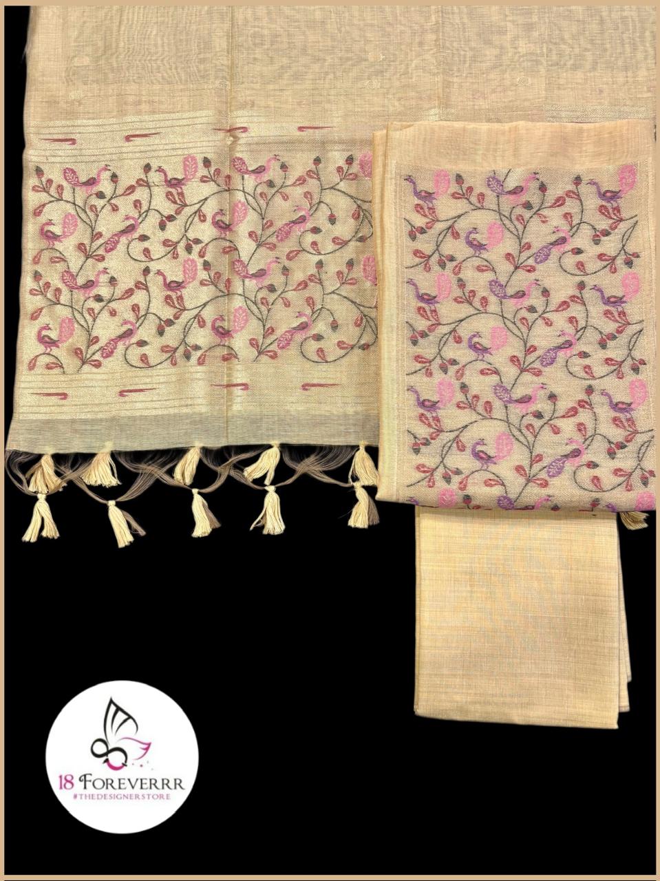 Banarasi Cotton Suits - Unstitched
