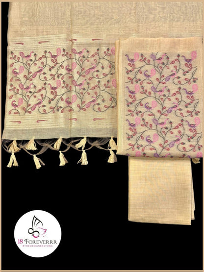 Banarasi Cotton Suits - Unstitched