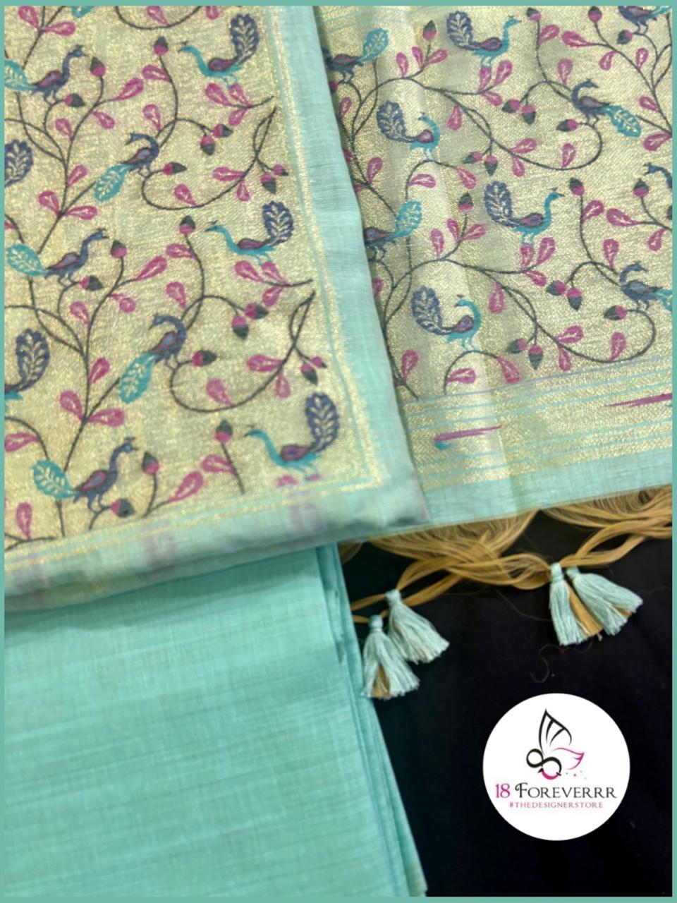 Banarasi Cotton Suits - Unstitched