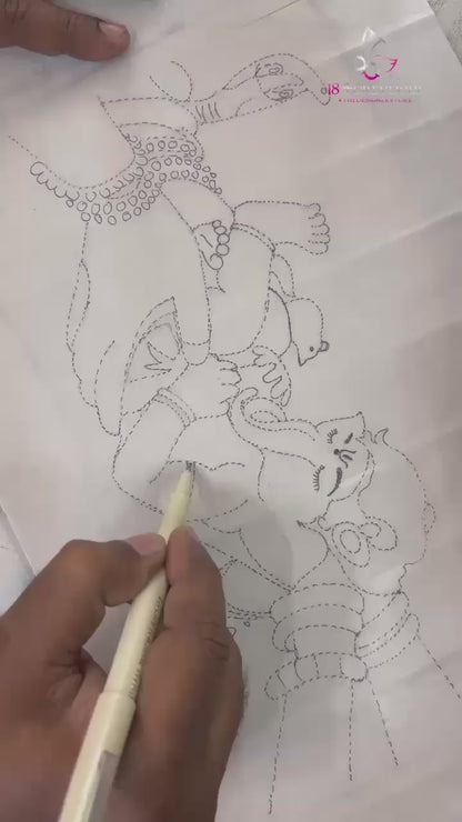 Handcrafted Ganesh Embriodered Blouse